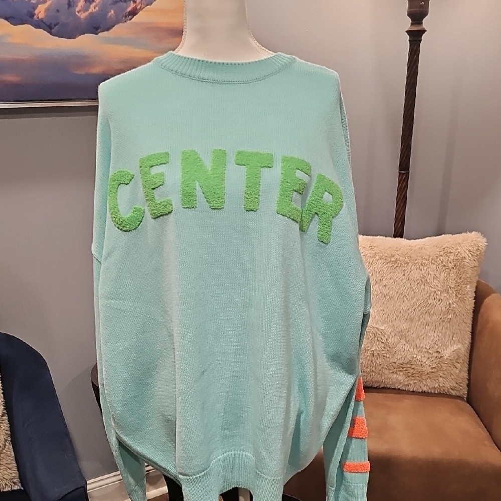 Neoity Left, Center, Right Streetwear Crewneck Sweater OS NWT